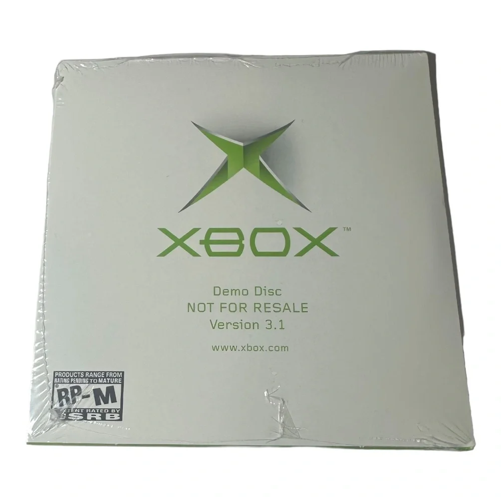 Microsoft Original XBOX Demo Disc Version 3.1 SEALED